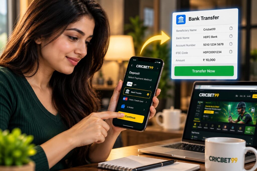 How to Deposit Through Bank Transfer